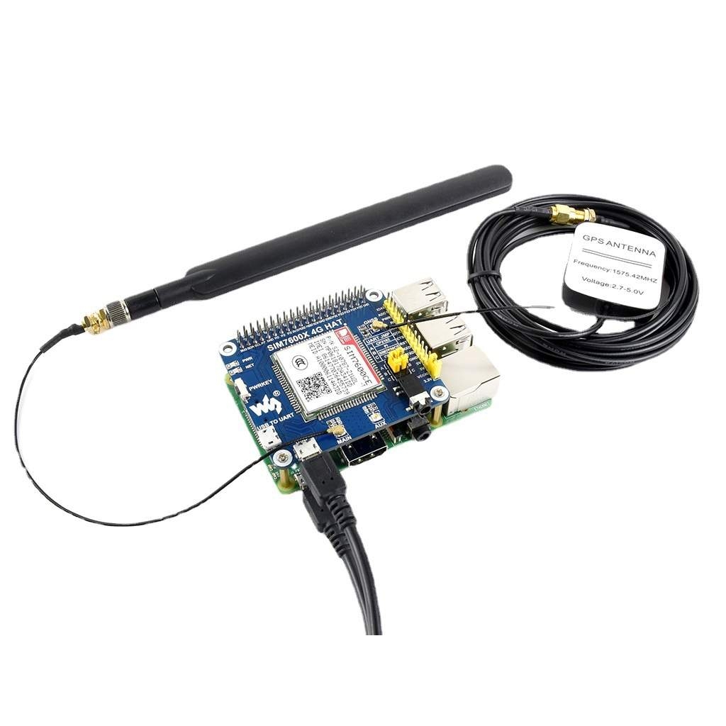 原装 树莓派3B+/Zero W SIM7600CE 4G/3G/2G通信 扩展板 GNSS定位