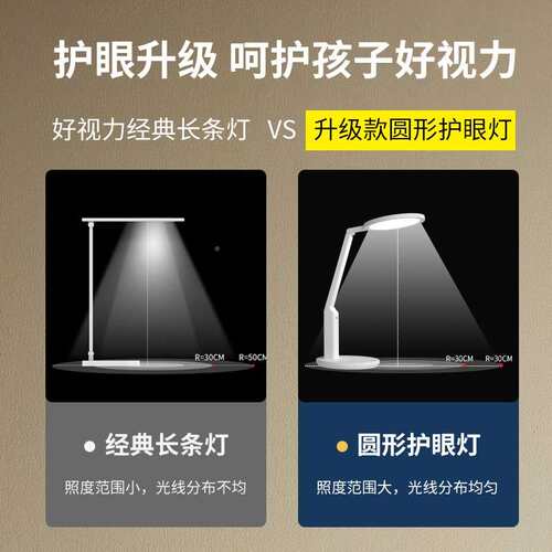 国aa级童桌读写护眼台灯全书光谱学生专USY用充光电防蓝学习台儿