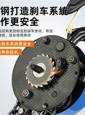 圆1吨3米形手拉葫葫芦12351生芦0吨手动倒链小型起重家用工地产车