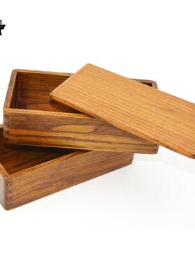 制双层盒餐盒环保分格木当饭盒木MH006制餐具厂家直便销