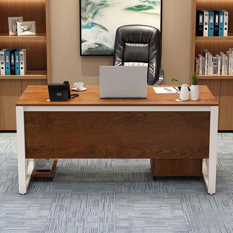 Z-1588老板商简桌约现用代办办公室带抽屉子电脑经理员工单人公桌