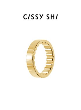 CISSY SHI【刘雯同款】SOLAR系列戒指金银原创小众百搭男女同款