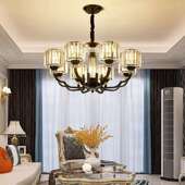 水晶厅吊灯现代约客卧NRW式 简大 室大气餐厅轻奢别墅大厅复楼新款