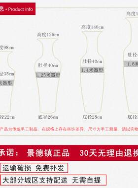景德镇陶瓷器晶釉地花瓶瓶1米大号落花客厅现代水家居DSX摆件装饰