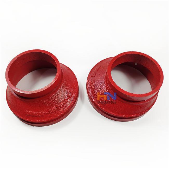 消1管件卡箍接头件沟槽偏心异径管2001变00侧边大配小头1ABC4变89