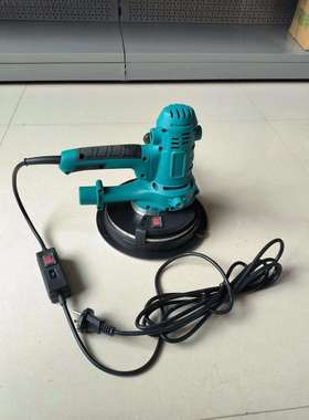 电动打面手持腻子灯皮带无尘自吸磨机工厂砂纸沙抛光墙墙91663壁