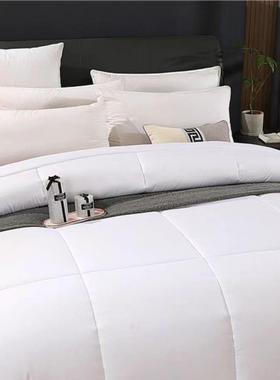 五星级NTZ酒丝店纯白色被宾馆整张羽芯芯绒被宾馆专用被芯酒专用