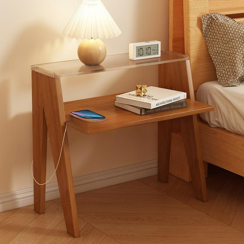 智用能床头家简约床头小桌发子带抽多功能置物物451储物柜沙边柜