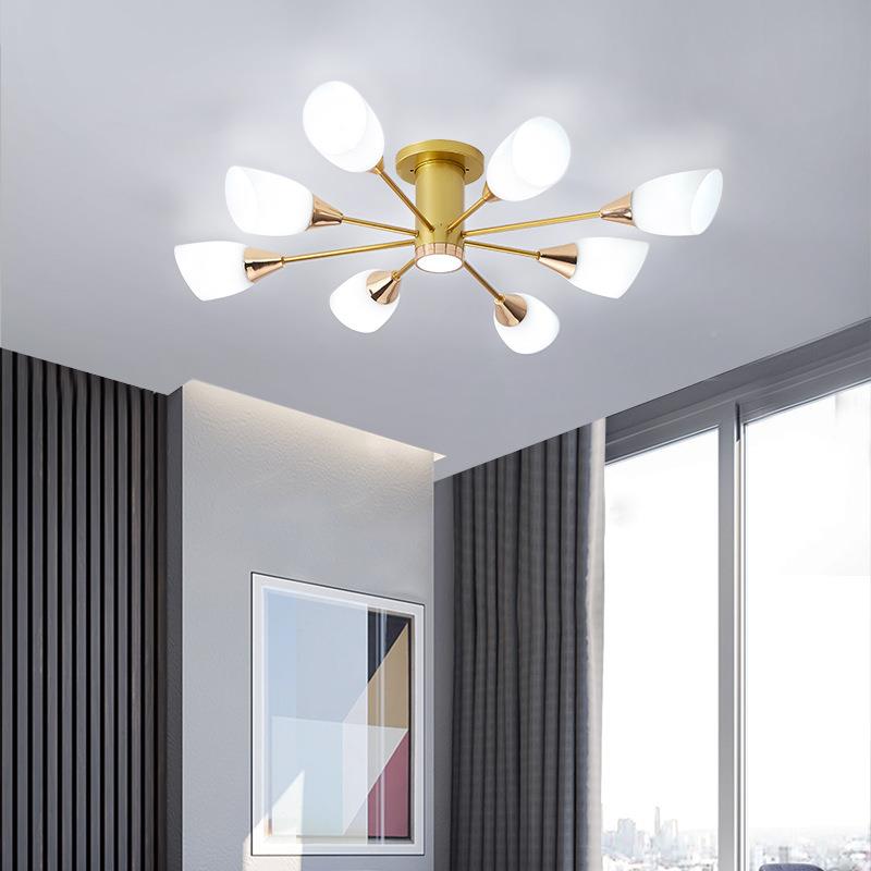 厅吊灯大灯年2025新感款现客659代简约家用餐厅主卧室灯网红