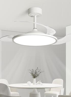 隐形扇灯新房款吊扇灯客厅餐49464厅体卧室间一带电风扇风中山灯