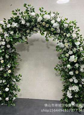 外SPR-AC23贸.4米拱门花艺森系2婚饰花婚庆舞台装背景布置礼仿真
