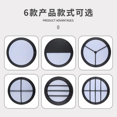 跨境户外ledBY-B5003壁式庭院灯壁挂现代简材约酒店别墅外墙圆形