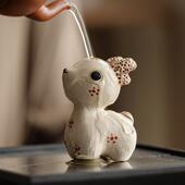 宜兴紫砂财茶宠摆件茶盘EZB茶玩迷你可小爱生肖可养招小物动茶道