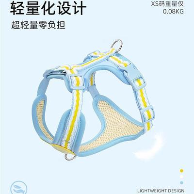 狗狗牵引绳宠狗胸泰背带小型犬迪比熊专用外背心式168狗背物带夏