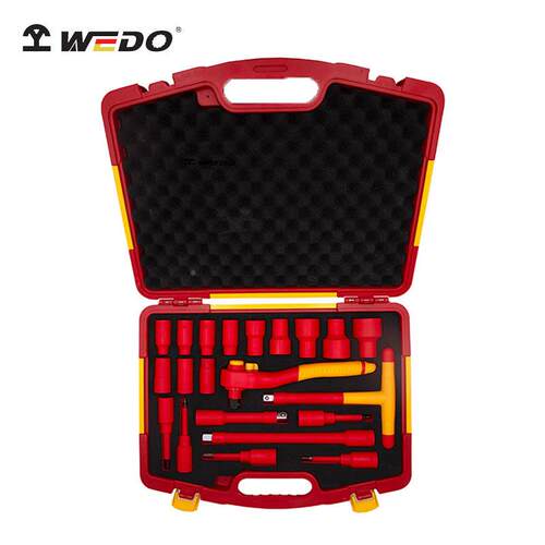 V21PS绝缘套筒组套绝缘743工具套装DE认证套筒扳棘轮手工C具