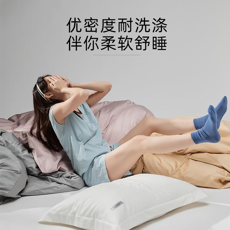 单人单纯棉高支件全酒店被罩被套五星级10棉0长纯支150x棉200x230