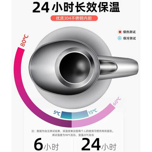 瓶欧2升商用不锈钢保温壶家用式热水大容量保开ALb43hJc温瓶暖水