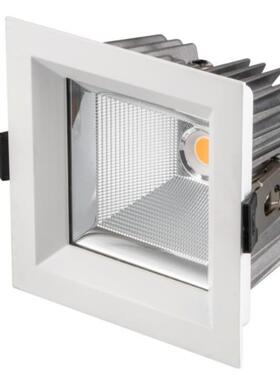 工厂嵌入式41水0W到W防方形筒灯商场0酒店别墅无主灯照H06D1001明