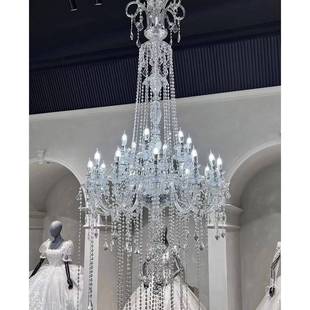 饰服水晶吊别533墅工程 楼梯间吊灯餐厅婚庆灯装 工厂直销欧店式 装