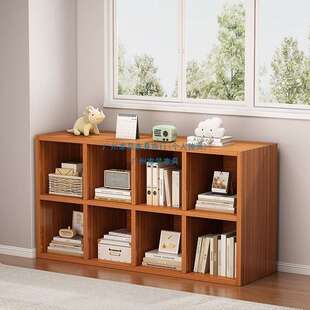 儿童格子柜矮落地书柜柜组合S053纳学生书架置物架收靠墙柜客厅储