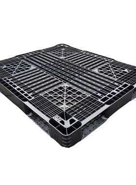叉车托盘网格加厚板塑料黑色外贸防仓库MTJ物流潮垫卡现货板货架