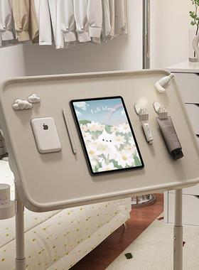 床边桌卧动床上电脑桌室小桌F5M77595子升降书移桌家可用笔记本学