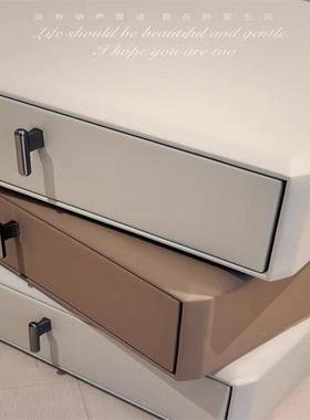 Tal全实木意式奶油卧简室2345三层可旋转床头床柜边柜约现旋代360