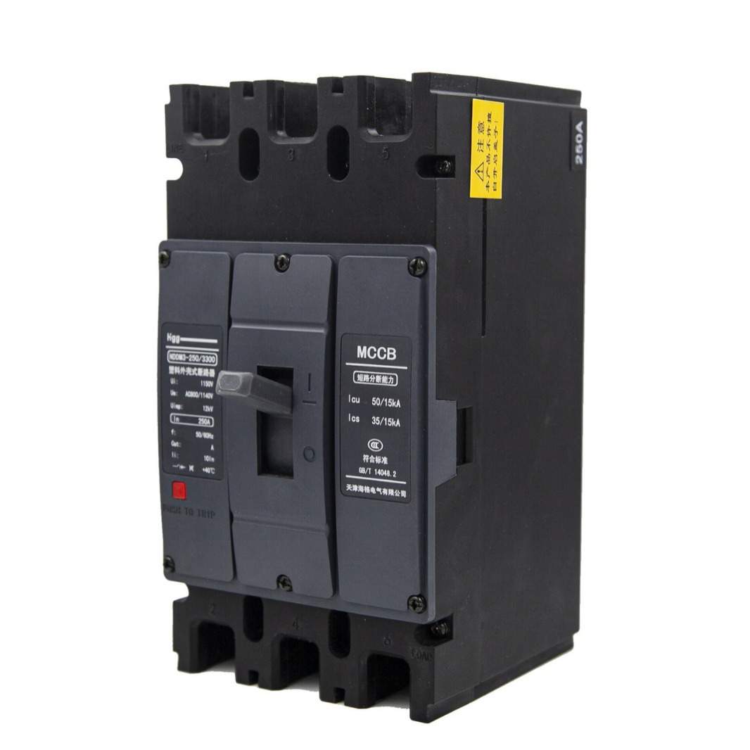 MCCB光伏塑壳断路器CM1三相125A直流并网箱交流AC800V 1140V储能