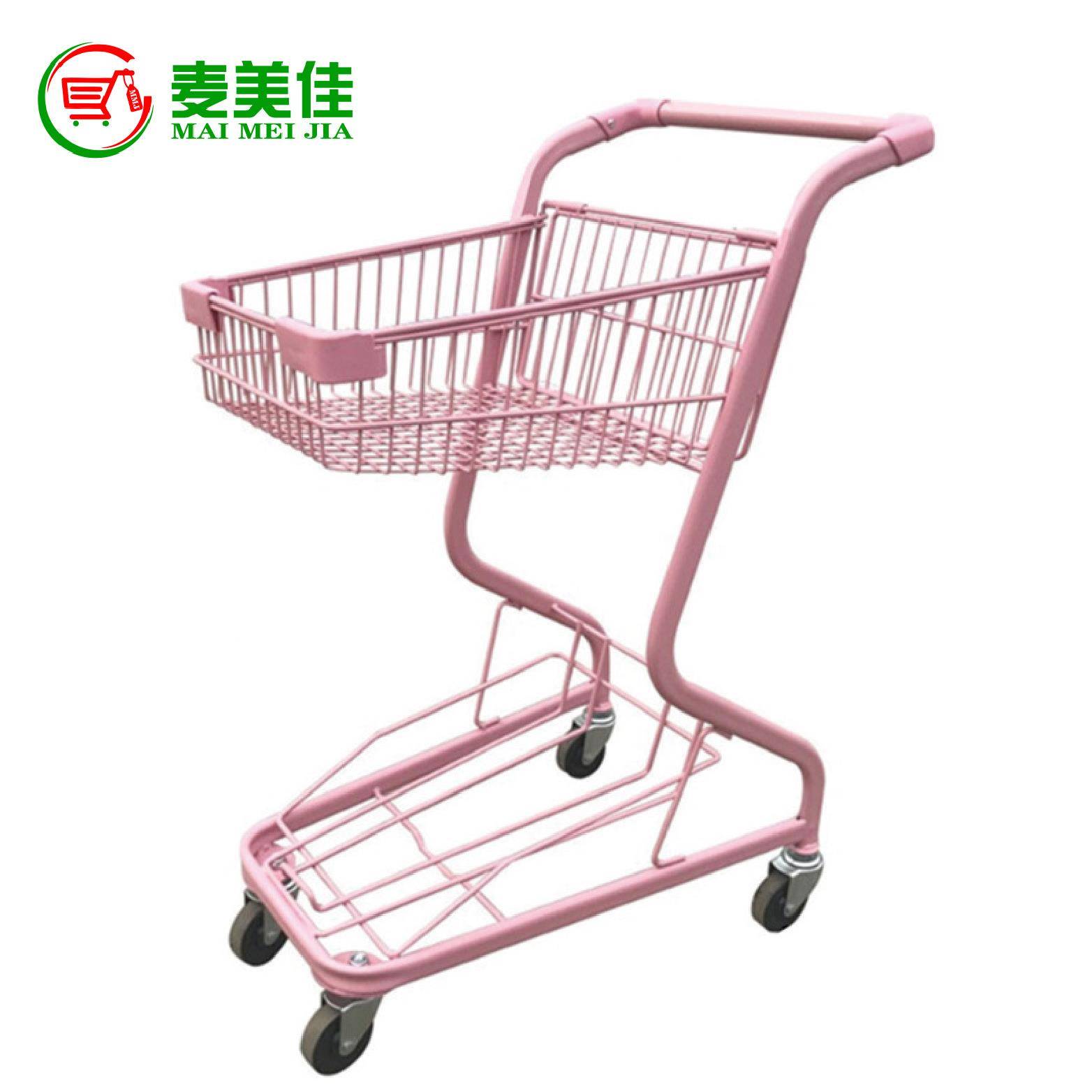 MJ-SBT 超市便利店提篮车 精品店网红款手推车 水果便利店手推车
