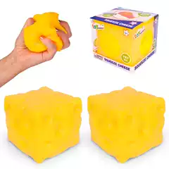 New Large Stress-Relief Cheese Squishy Toy, Enlarged Version of Cheese Squishy Toy, Stress-Relief and Venting Gadget, Gift