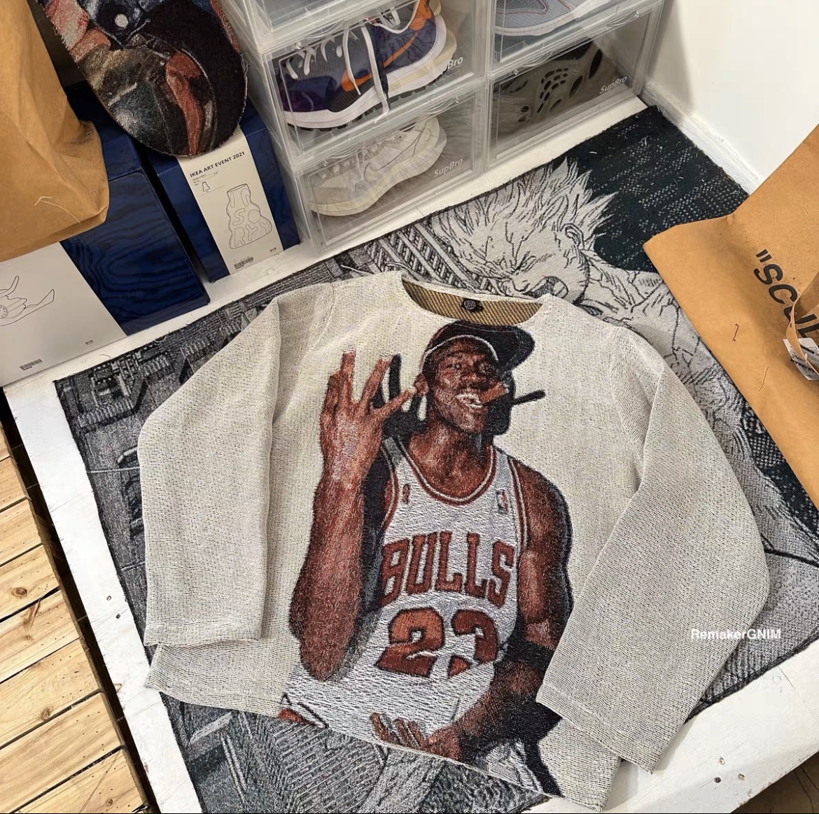 FAX NO.remake 雪茄JD 整件纯线织 长袖/短袖 手工定制 不退换