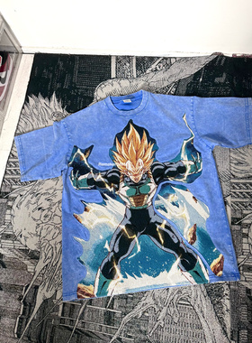 FAX NO. remake贝吉塔 龙珠系列 短袖 手工定制 恕不退换