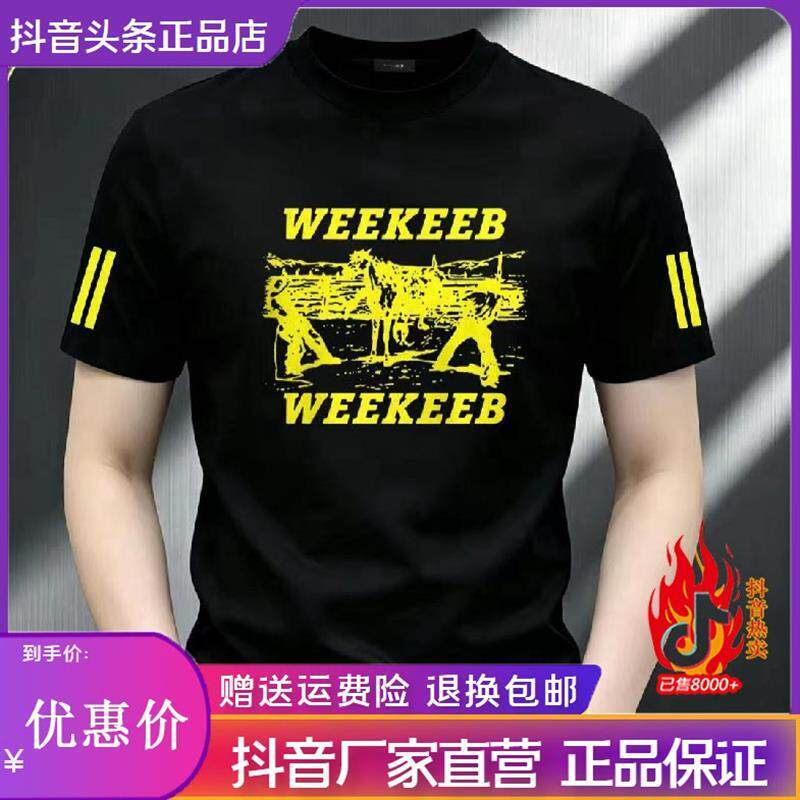 美特鞋服男装Amphelisia百搭T恤男重磅弹力短袖修身半袖上衣体恤