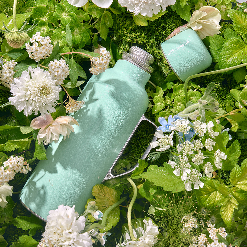 一原得物|高颜值迷你传家壶轻奢机械显温焖茶壶车载可携式保暖水