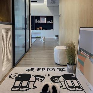 入户门地垫进门门垫大门口脚垫家用地毯丝圈可裁剪可擦洗