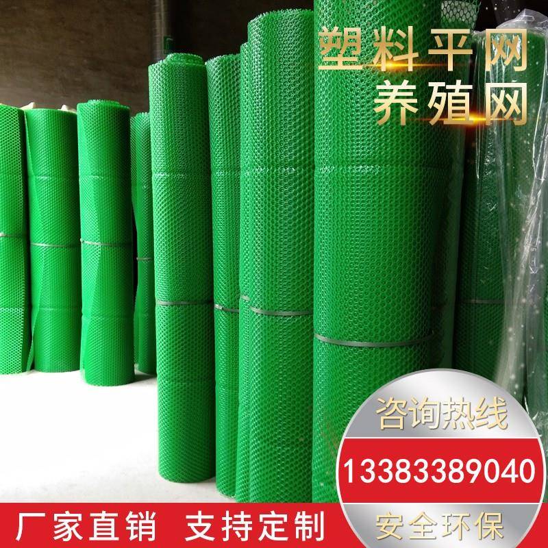 绿色塑料平网格防护养鸡围栏家禽养殖胶网小鸡鸭鹅苗垫网漏粪网片