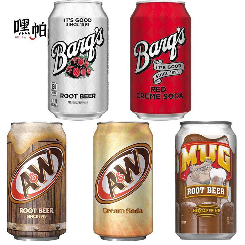 美国原装进口乐啤露进口碳酸饮料树根啤酒AW ROOT BEER 根汁汽水