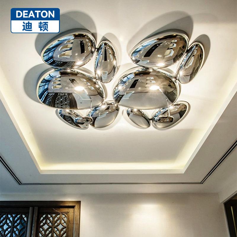 意大利客厅吸顶灯现代简约设计师主卧室餐厅别墅创意高亮水银灯具
