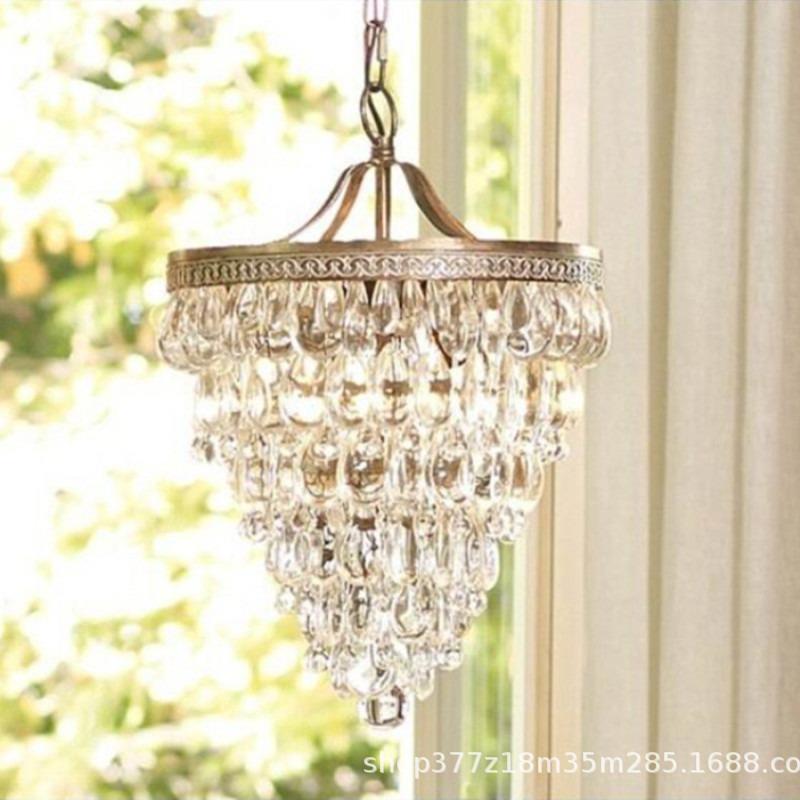 后现代简约水晶葡萄水滴吊灯北欧客厅创意餐厅卧室工业风玄光灯饰