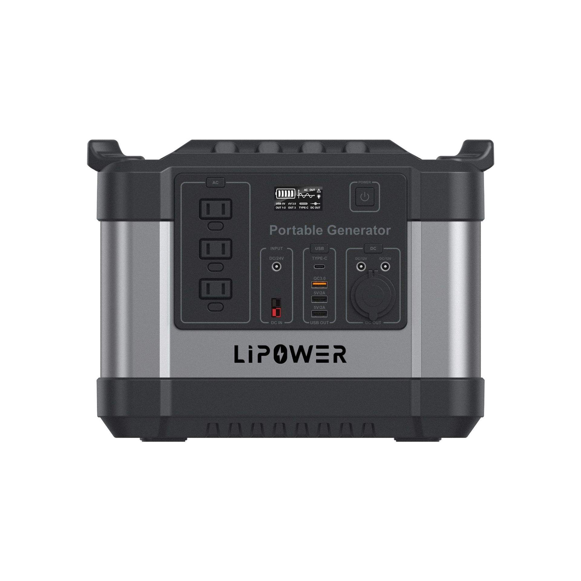 1000W储能电源箱便携式家用户外太阳能应急移动solar generator