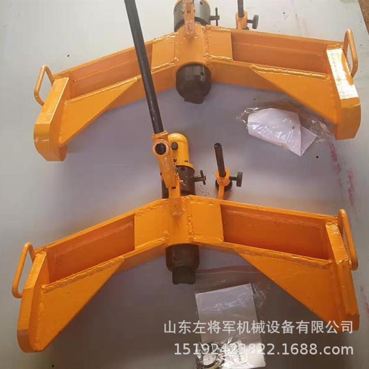 30kg钢轨调直弯曲机煤矿用道轨弯曲机水平双钩液压弯轨机