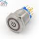 工厂现货金属按钮开关带电源标φ22带灯MP022S F11电源开关