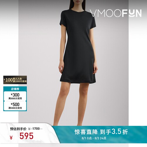 【夏季特惠】FILIPPA K春夏女士弹力平纹布迷你连衣裙