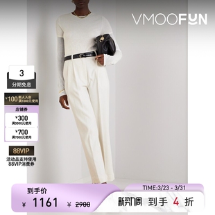 季 羊绒真丝混纺针织衫 末折扣 女秋冬分层式 毛衣 TOTEME