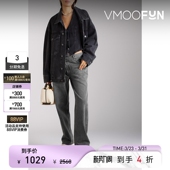 AGOLDE女士高腰锥形深灰色牛仔裤