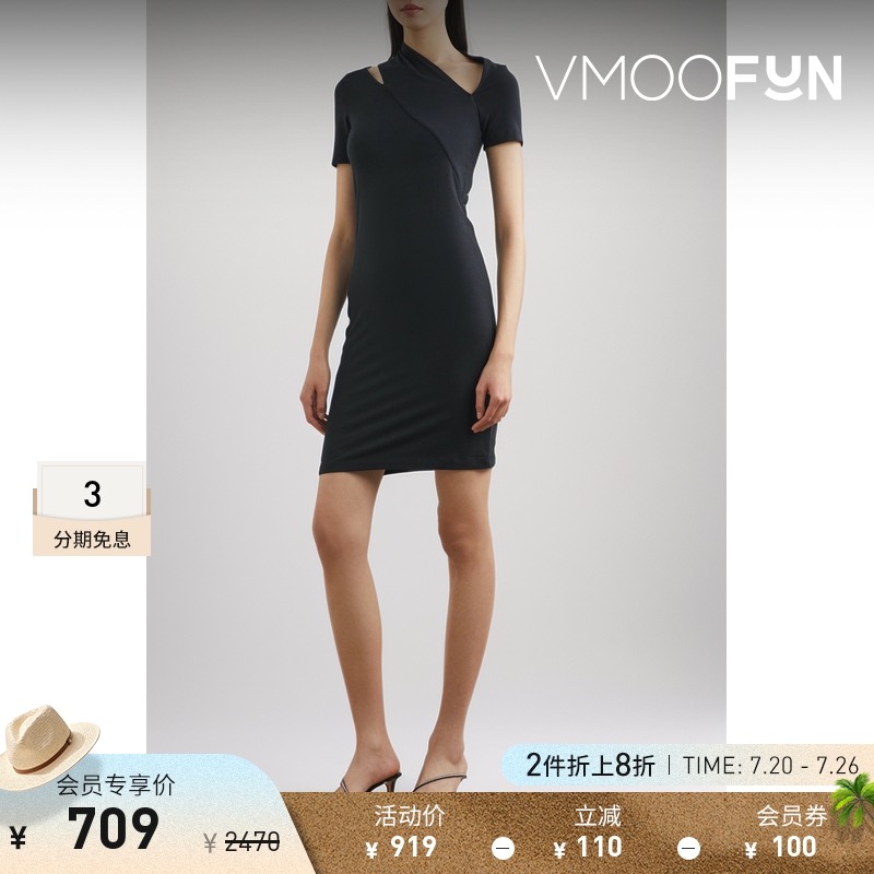 【折扣】Helmut Lang 女迷你连衣裙礼服裙小黑裙