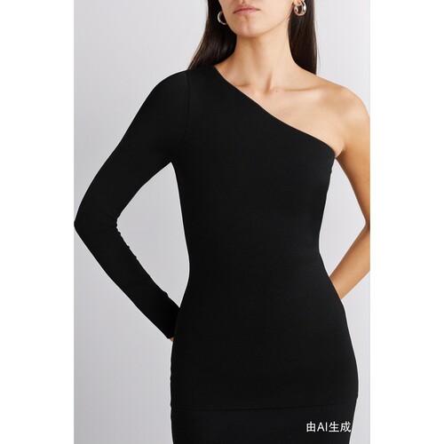 【夏季特惠】Victoria Beckham 早春女单肩弹力针织上衣