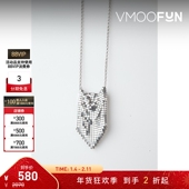 女金属链甲锁子甲银色项链 Rabanne 折扣 Paco 