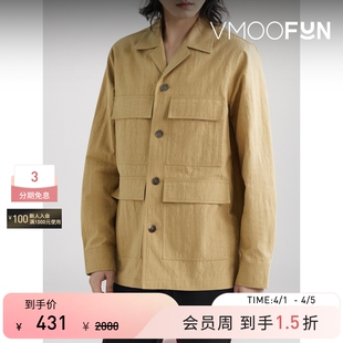 式 外套 秋冬男古巴领衬衫 SUEN 秒杀 SEAN