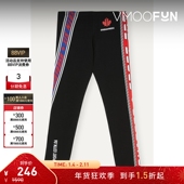 DSQUARED2 折扣 女童品牌标志印花棉质混纺平纹布休闲裤